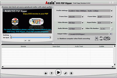 Acala DVD PSP Ripper